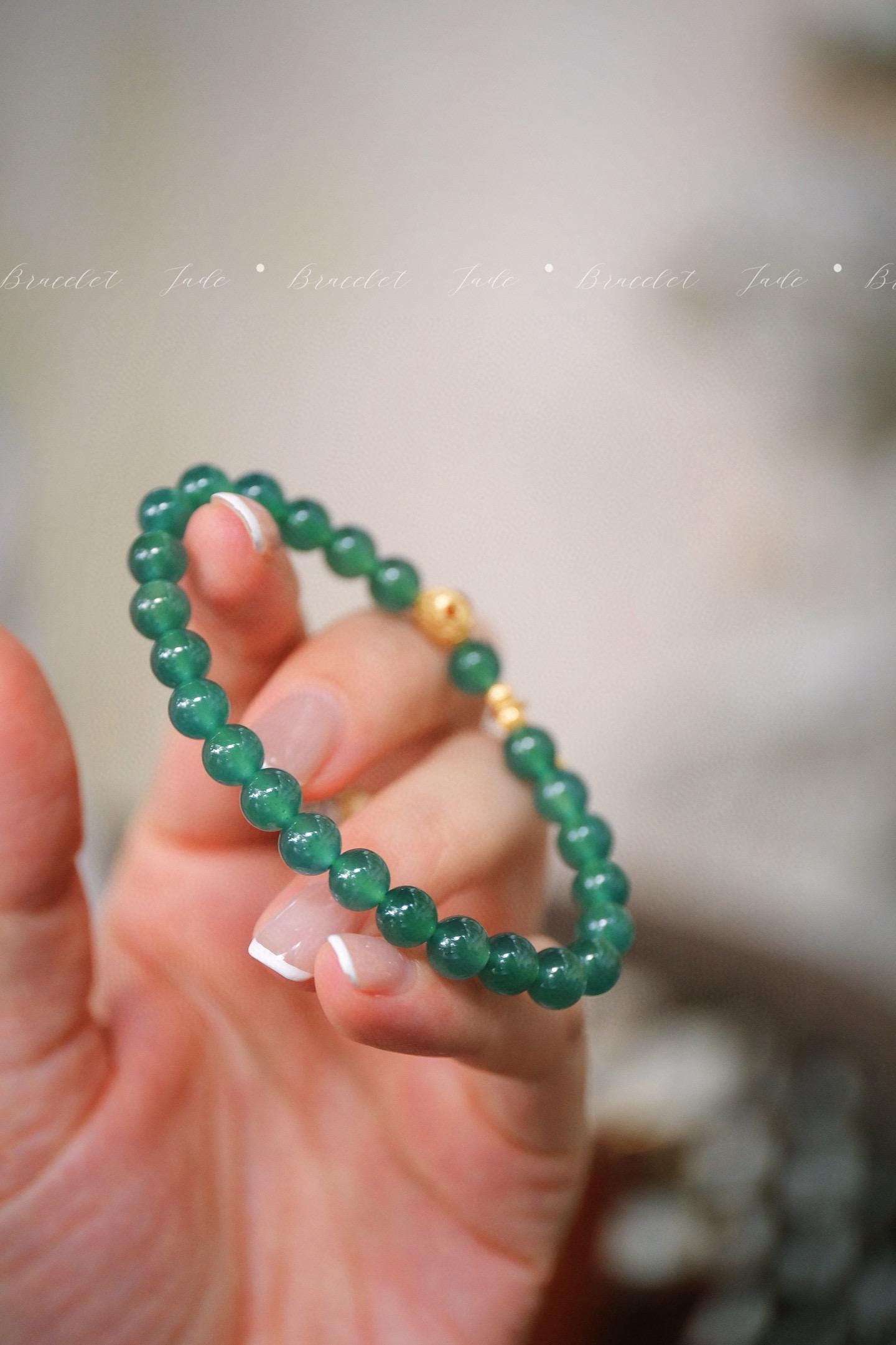 Ice Guatemala Blue Jade Bracelet | Lucky Gemstone