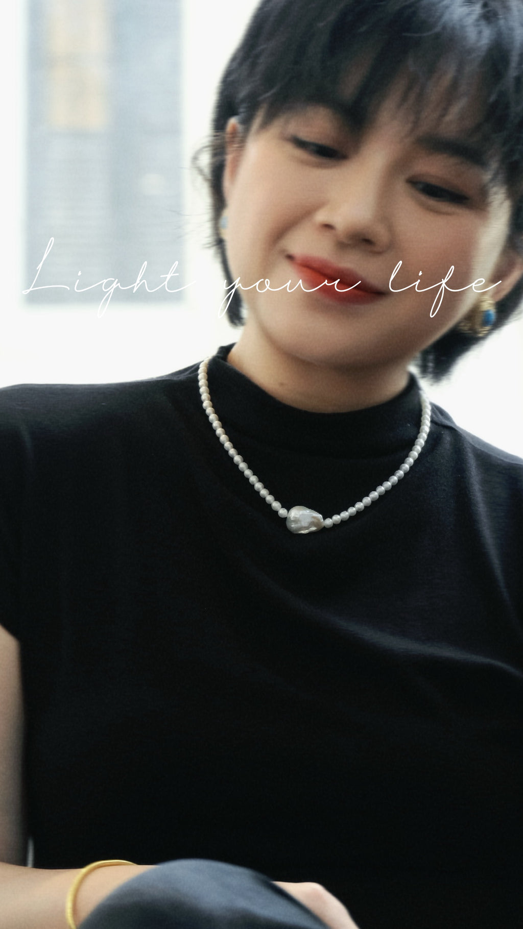 Baroque Pearl Necklace | 5-6mm 43cm