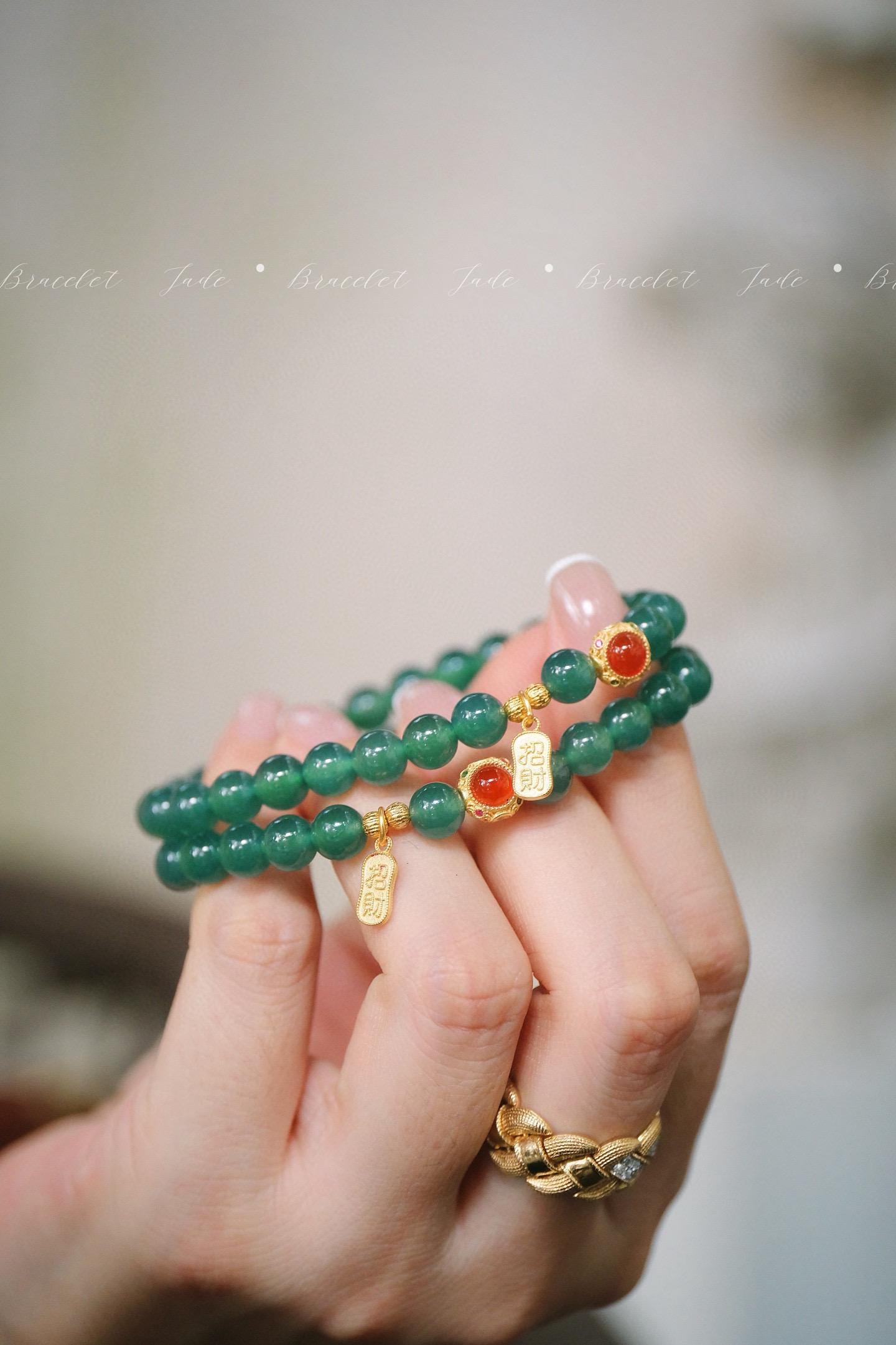 Ice Guatemala Blue Jade Bracelet | Lucky Gemstone