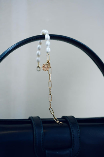 Queen Coin Pearl Chain Bracelet | Natural Pearl