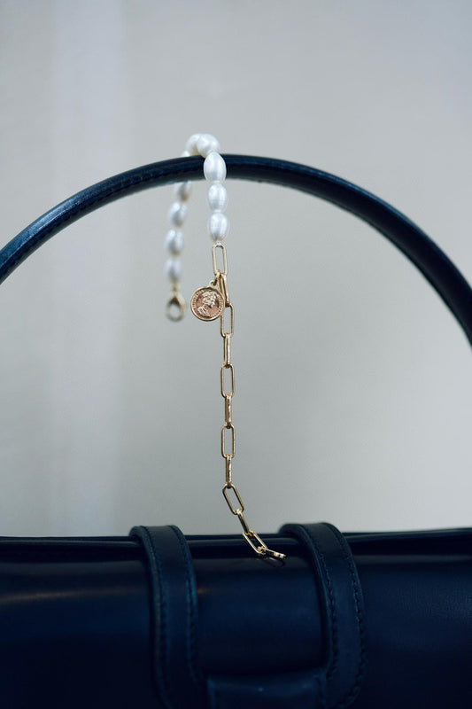 Queen Coin Pearl Chain Bracelet | Natural Pearl