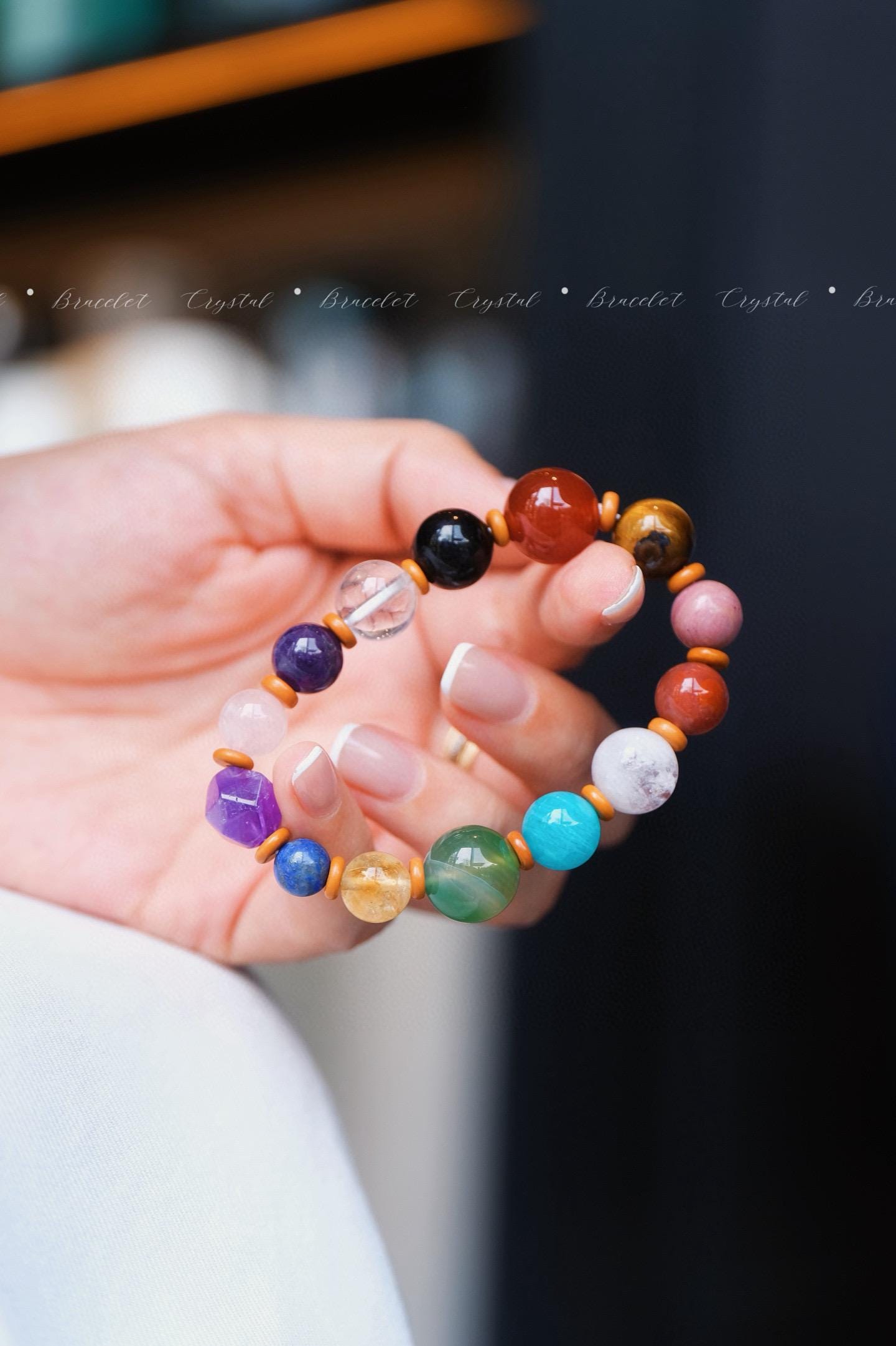 Mixed Gemstone Bracelet | Energy Crystal Beads