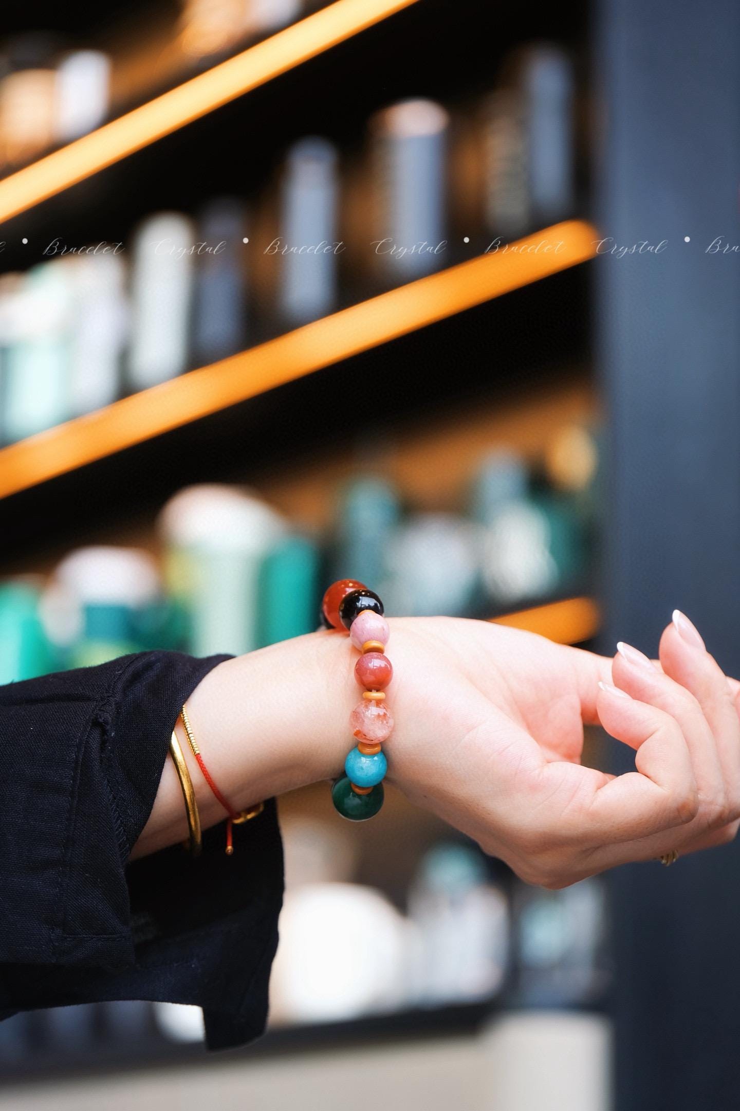 Mixed Gemstone Bracelet | Energy Crystal Beads