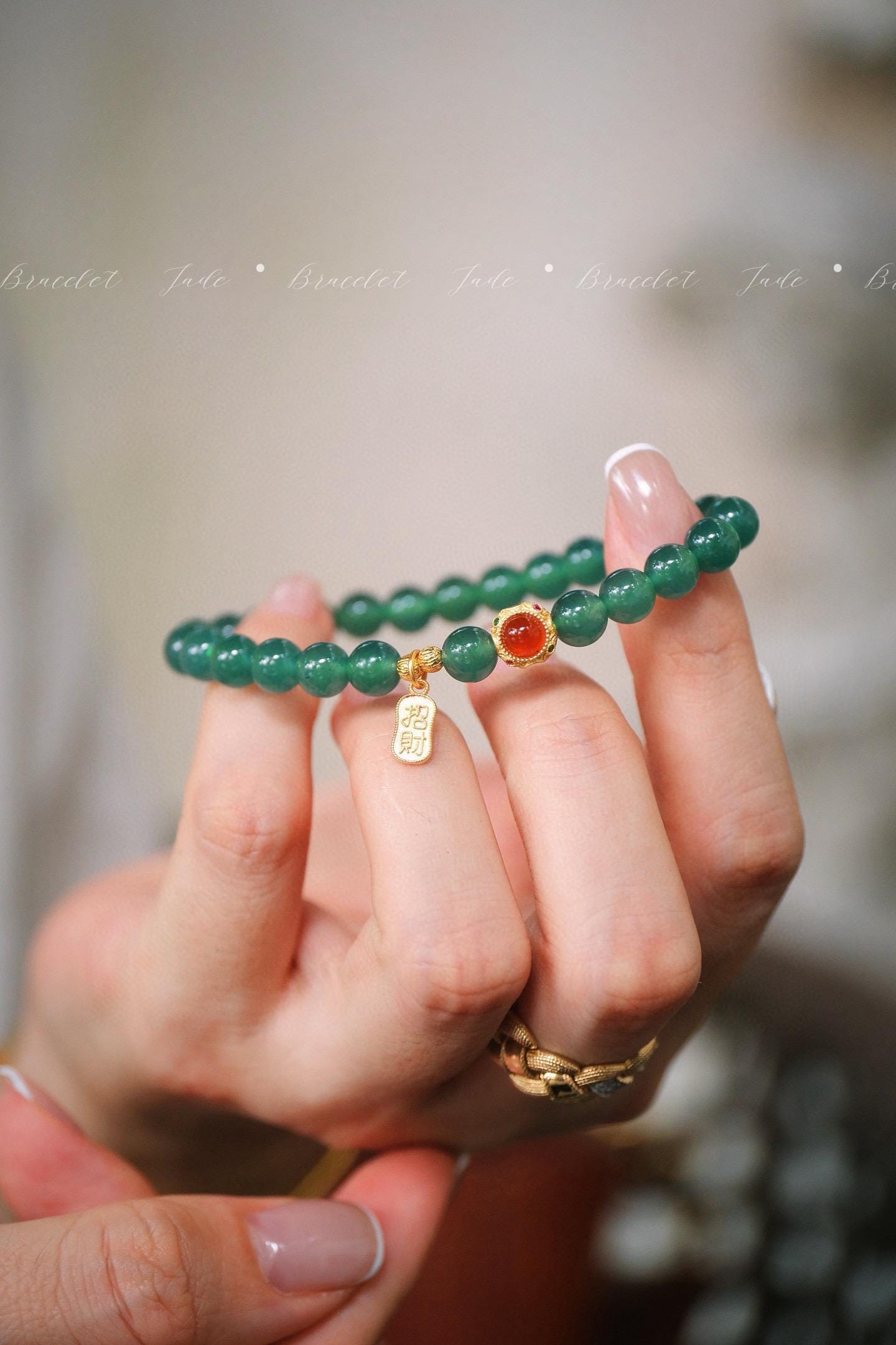 Ice Guatemala Blue Jade Bracelet | Lucky Gemstone