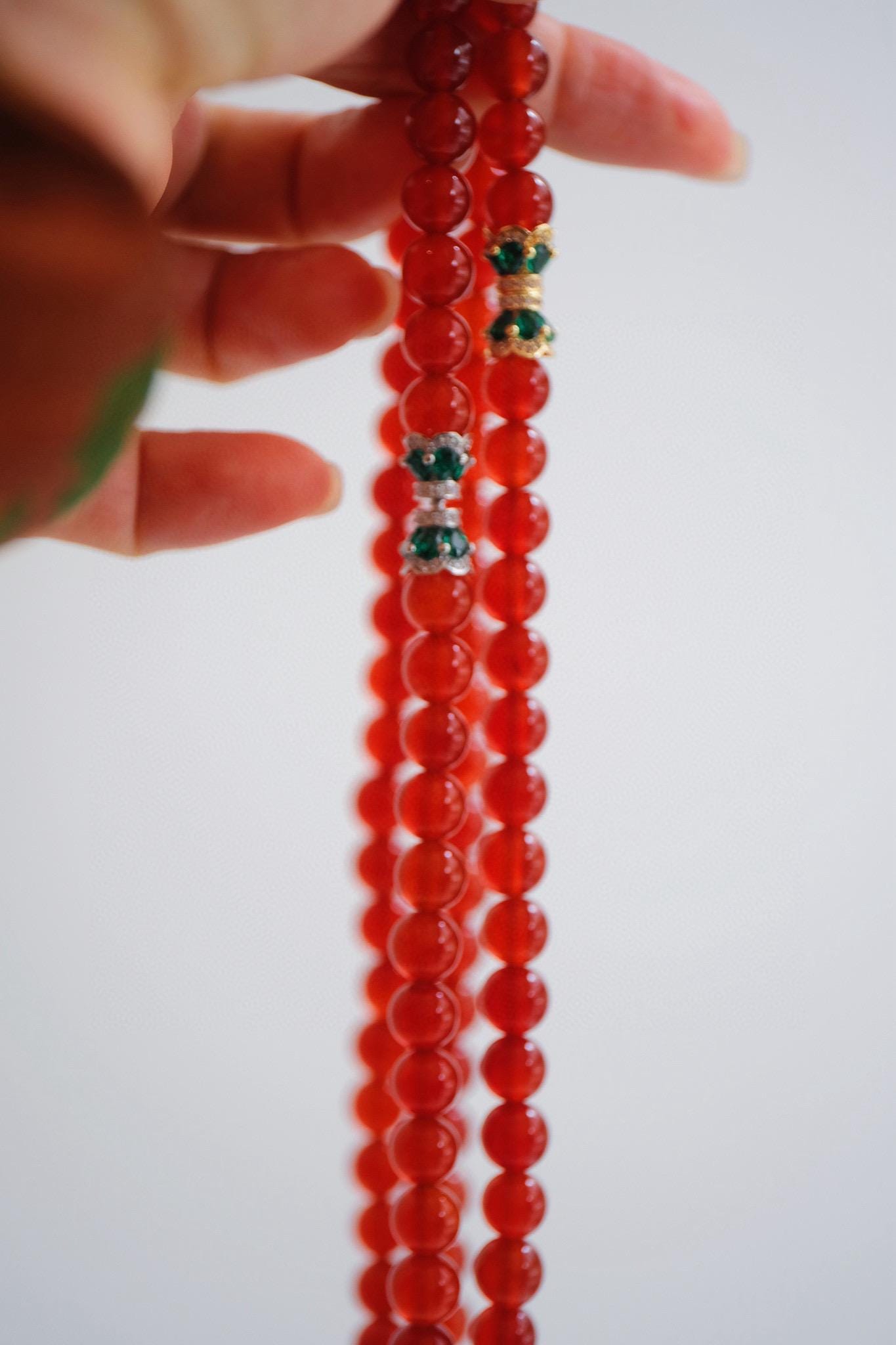 Skin-Flattering Natural Red Agate Necklace