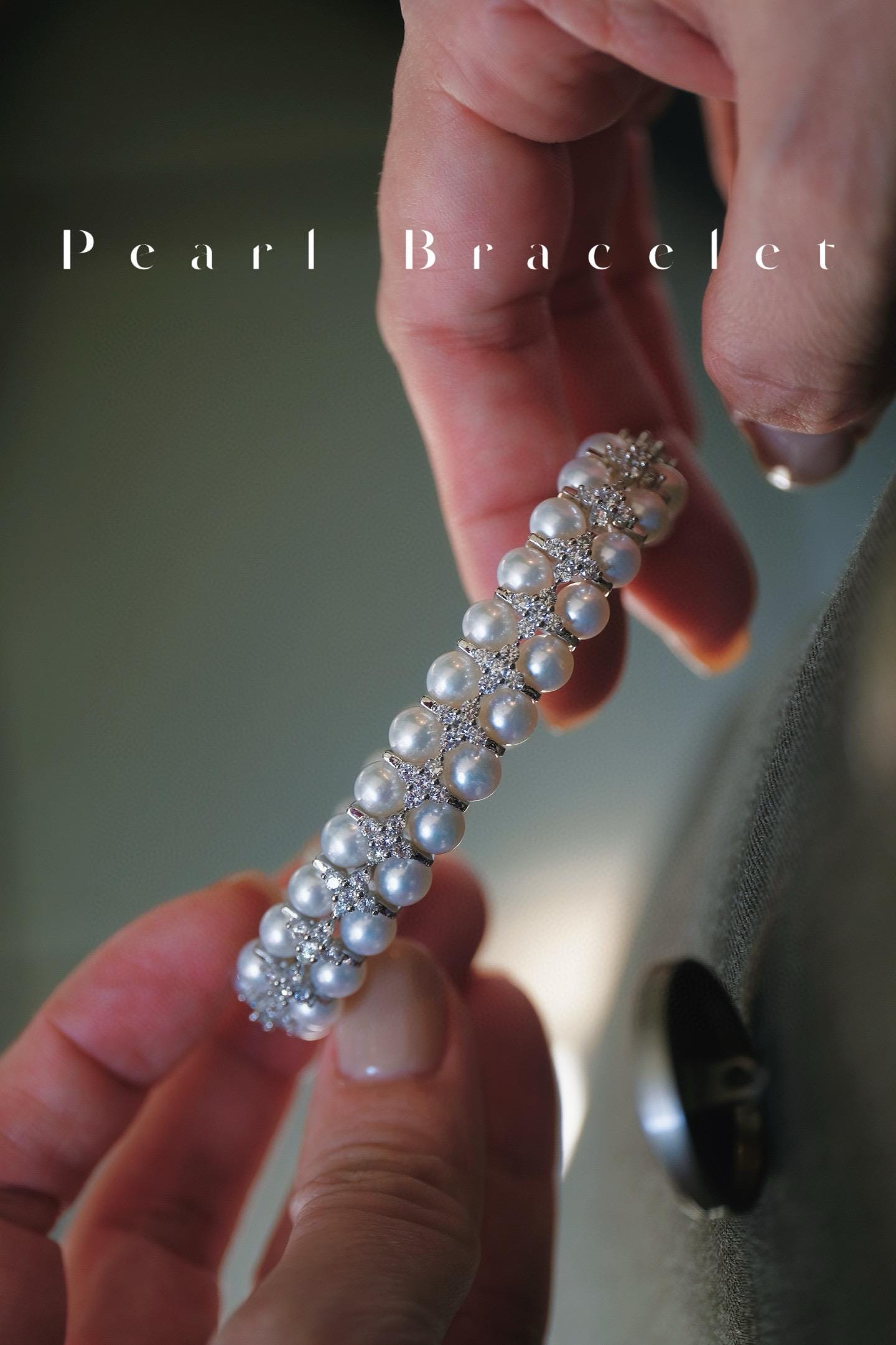 Vintage Double-Layer Pearl Bracelet | 6-7mm Natural Freshwater Pearl