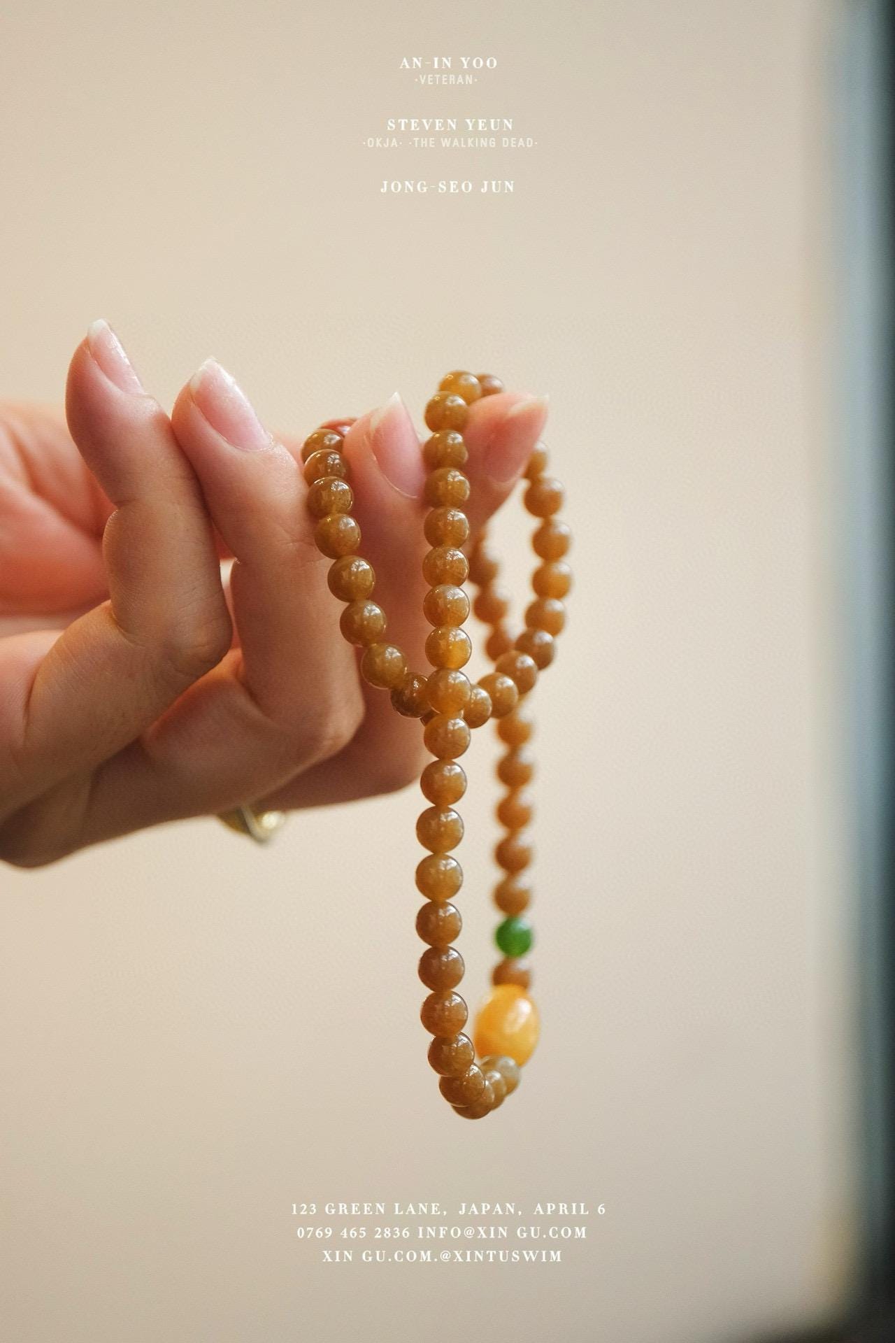 Sugar Jade Bracelet | 6mm Double-Loop Beads