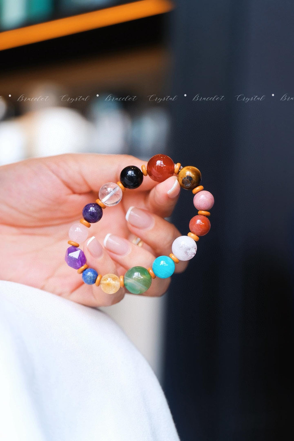 Mixed Gemstone Bracelet | Energy Crystal Beads