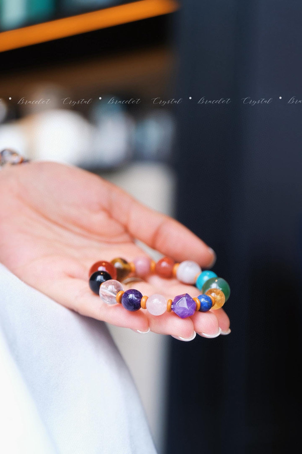 Mixed Gemstone Bracelet | Energy Crystal Beads