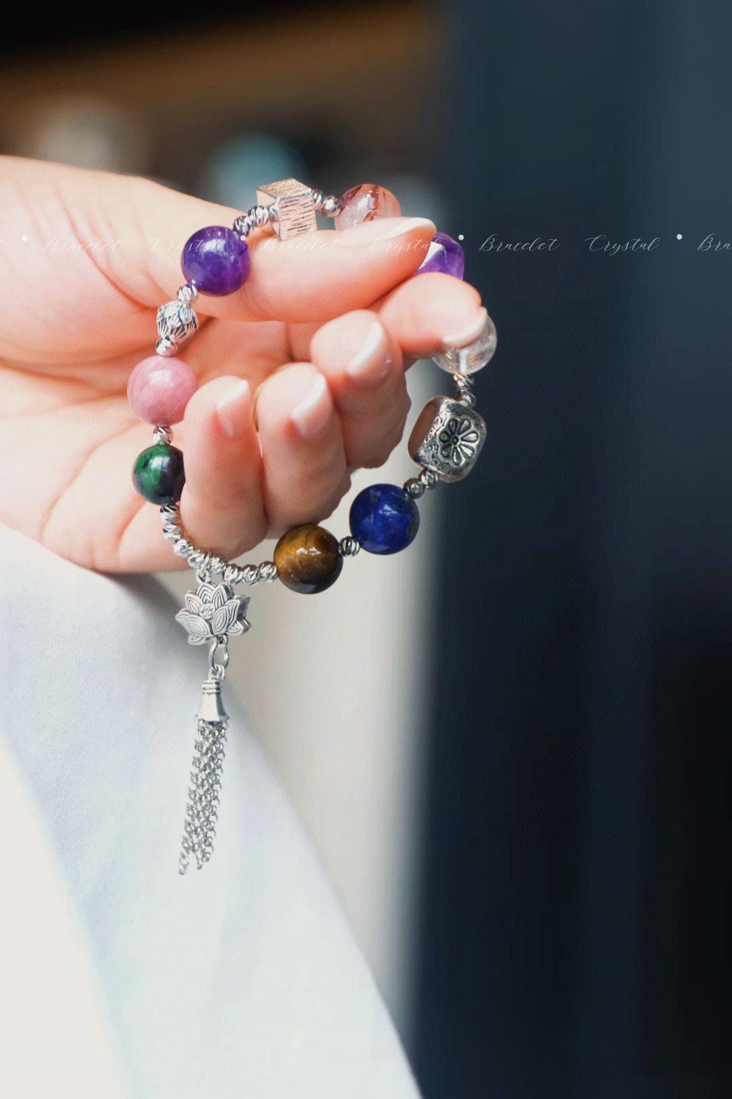 Mixed Crystal Bracelet | Energy Gemstone Multi-Color